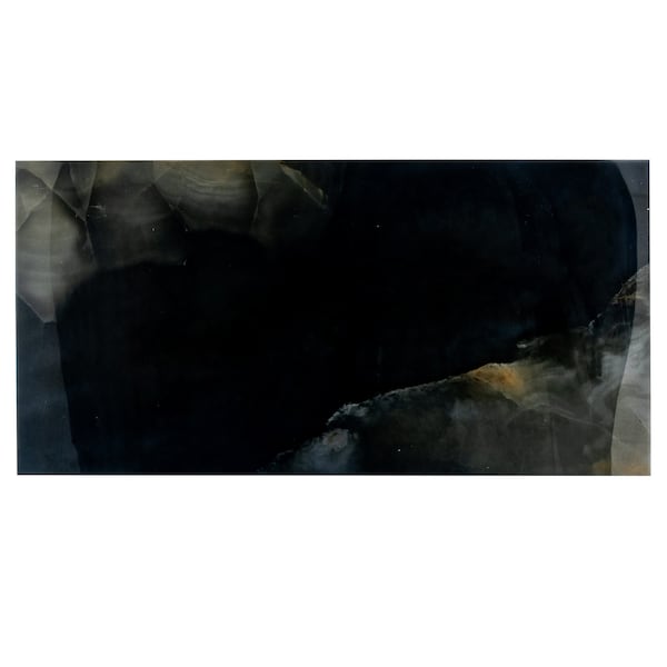 Apollo Tile Splendor 24inx48in Lappato Black Porcelain Rectangular Wall and Floor Tile 15.5 sqft/case, 2PK IMP88ONBL2448 - main